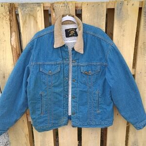 Denim Jacket with Corduroy Collar